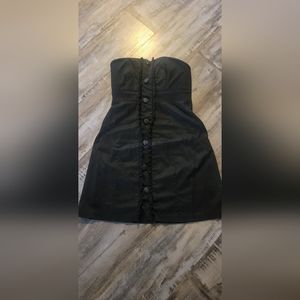 Black mini cocktail dress